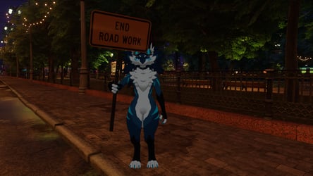 End Road Work Protest Sign