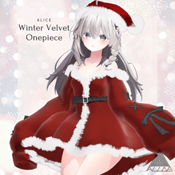 Winter Velvet Onepiece - VRChat Women's Clothing