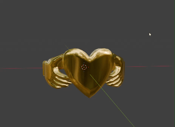 Simple Calddagh Ring