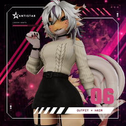 Casual Goth Outfit Set [Kobo Edition]