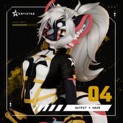 Cyberfur ( Mayu Edition ) | Complete Techwear + Hair & Harness
