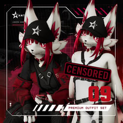 Red Line - Premium Unisex Outfit Collection + Hair [ Novabeast Edition ]