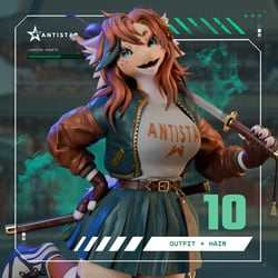 Urban Samurai Set + Hair [ Kobo Edition ]