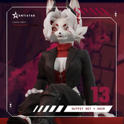 Hell's Office - Outfit + Hair [ Novabeast Edition]