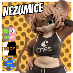 ๐ญ Nezumice โ Rodent Furry Avatar Base for VRChat