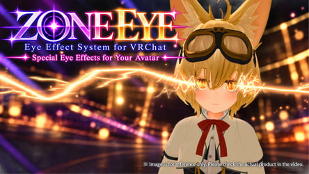 [FREE for 24 Hours!] ZONE EYE | Lightning & Eye Glow Effects for VRChat Avatars