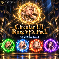 Unity Circular UI Ring VFX Pack