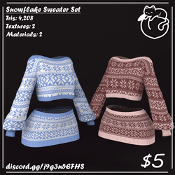 Snowflake Sweater Set
