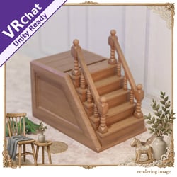 Antique Staircase — VRChat World Asset