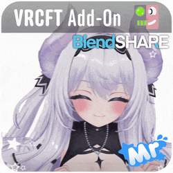 「愛莉」 (Airi) VRCFT (Face Tracking/フェイストラッキング) Add-On