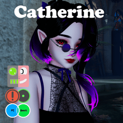 Catherine the "Vampire" Hunter π§ββοΈπ§ (PC, OPTI, QUEST, GOGO, SPS , VRCFT / Face Tracking)