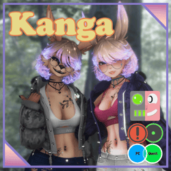 Kanga by Rue (Female / Femboy / Furry, PC, OPTI, QUEST, Gogo, VRCFT / Face Tracking, SPS, LOLIPOP)