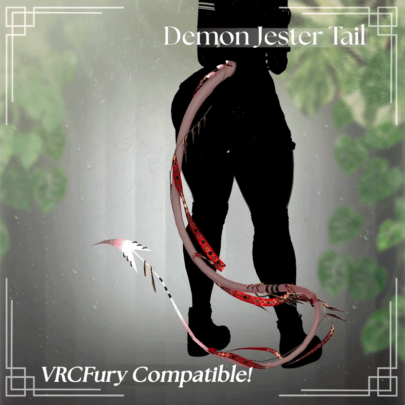 Jester Tail - VRCFury Prefab Included!