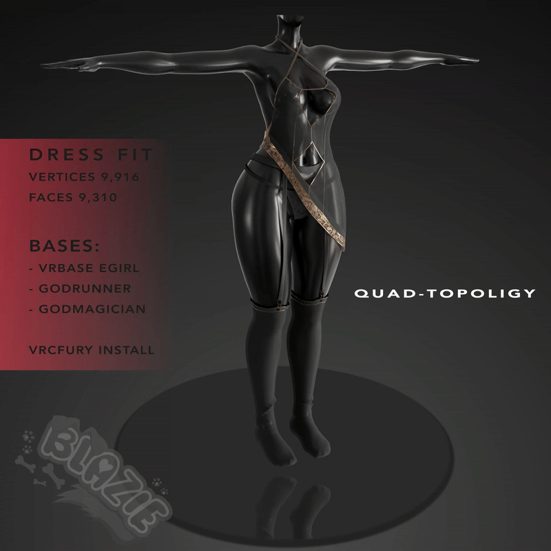 DressFit - Dress and nightwear - (E-girl, magician, Runner)