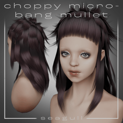 Choppy Microbang Mullet 