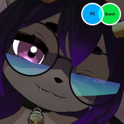 Round Glasses - VRChat Avatar Accessory
