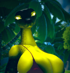 Lily the Snake Toxic - Texture & Material