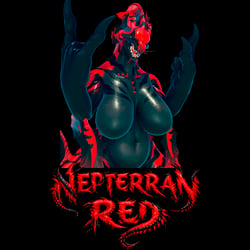 NEPTERRAN - RED - Texture & Material