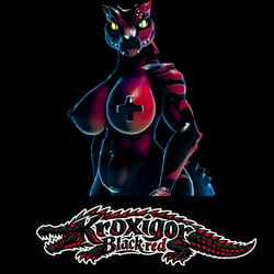 Kroxigor Black red - Texture & Material