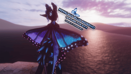 NYX - Menelaus blue morpho