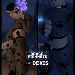 Mayu | IGNIS Draco - Fishnets [VRChat Avatar Asset]