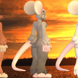 Rat (VRChat 3D Model, VTuber Avatar)