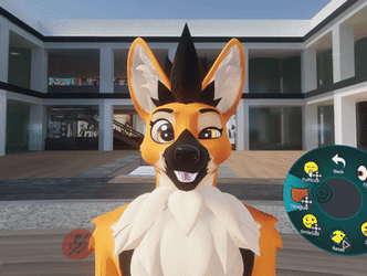 Maned Wolf (VRChat 3D Model, VTuber Avatar)