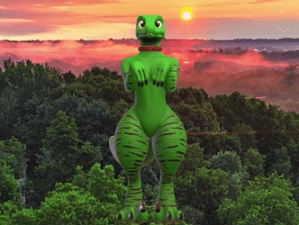 Raptor (VRChat 3D Model, VTuber Avatar)