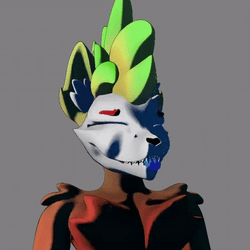 Skulldog (VRChat 3D Model, VTuber Avatar)