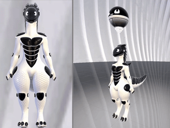 Synth (VRChat 3D Model, VTuber Avatar)
