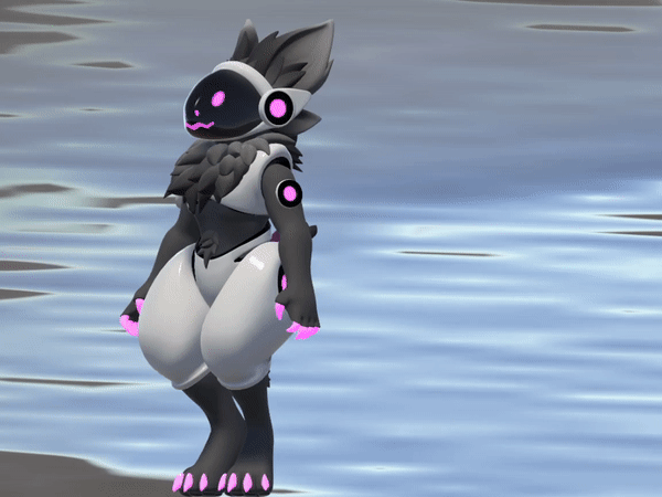 Protogen (VRChat 3D Model, VTuber Avatar)