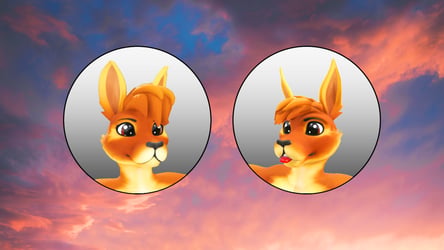 Roo (VRChat 3D Models, VTuber Avatar)