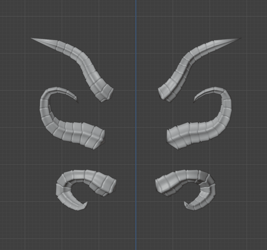  [VRC Asset] Horn Set