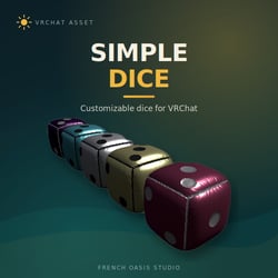 Simple Dice — Customizable VRChat Dice