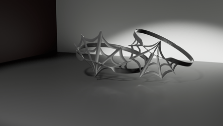 Bat Spiderweb ring