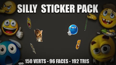 Silly Sticker Pack [FREE IN SERVER]
