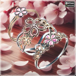 【Cavo's】SAKURA Ring(Set of 3)