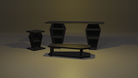 Coffin Themed Furniture