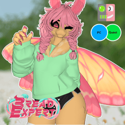 Rosie The Moth [SPS + VRCFT + PC/QUEST]