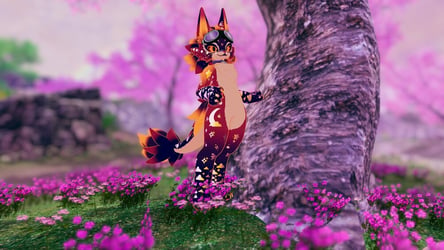 Orange x Purple Chibi Space Nova