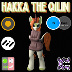 Hakka the Qilin (Anthro Dragon Pony)