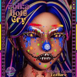 Amelia Head Texture/Polka Dots Cry