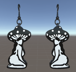 Mushroom Girl Earrings
