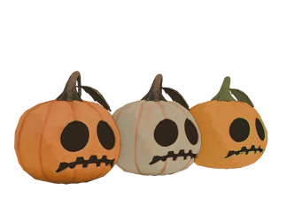 Halloween Pumpkin VRC Asset (3 variations!)