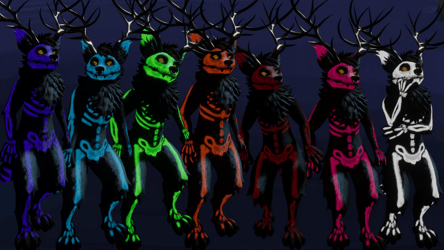 Freakhound Skeleton Bodypaint