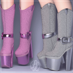 'Time To Party' Cowboy Boots