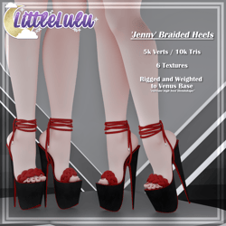 'Jenny' Braided Heels
