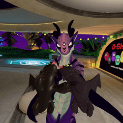 Night Dragon Plush - VRChat and Warudo Prop