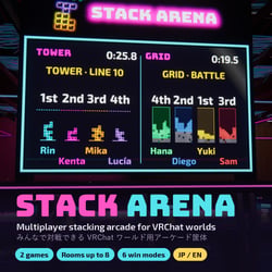 Stack Arena โ Multiplayer Stacking Arcade for VRChat Worlds