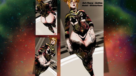 Gilded Dreams - Egirl Tattoo Texture